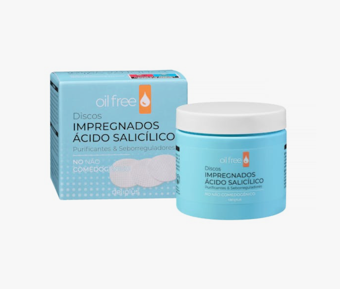 Deliplus salicilskābes attīrošie diski taukainai ādai (50gab.)