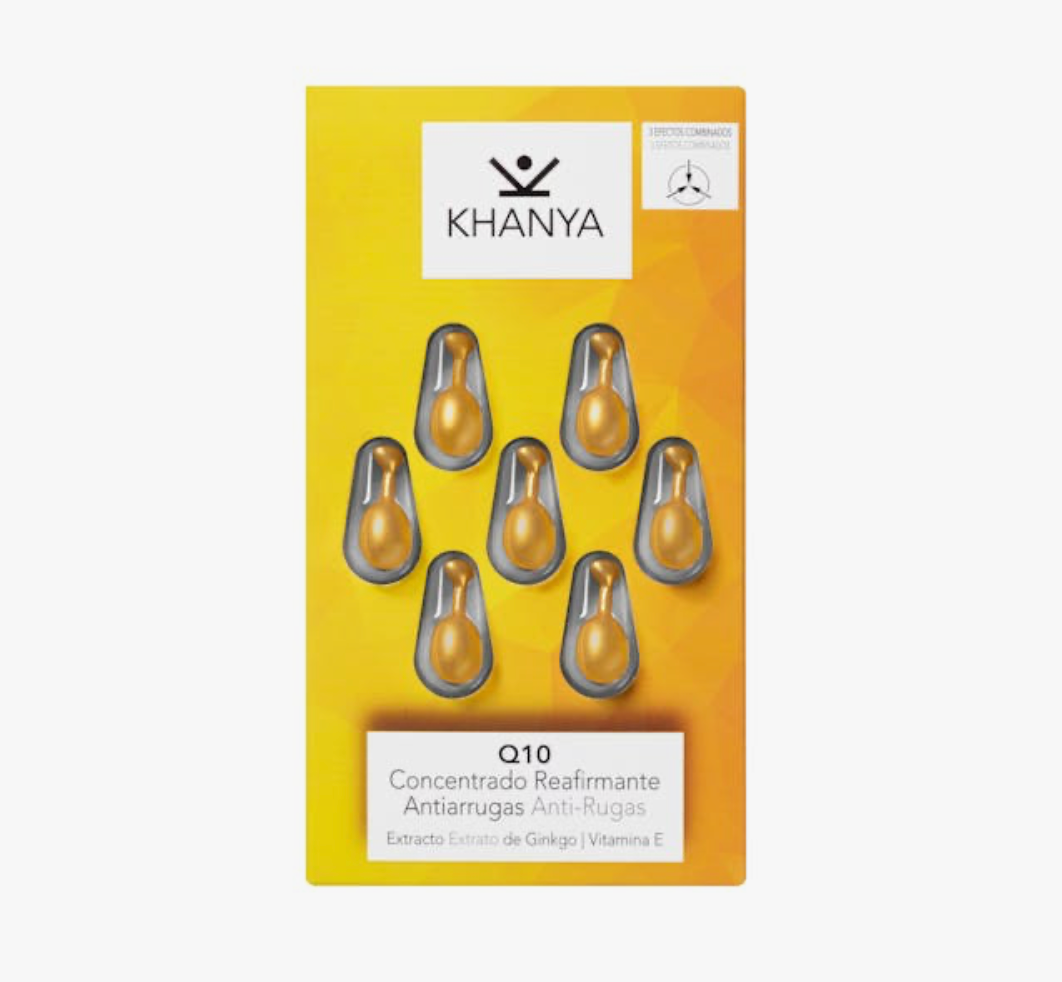 Khanya Q10 sejas pērles – nostiprinošs un anti-grumbu koncentrāts