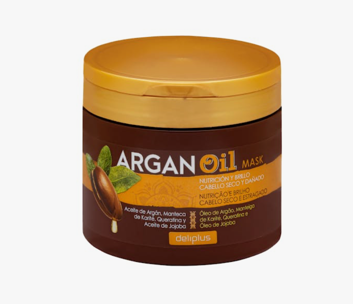 Maska sausiem un bojātiem matiem ar argana eļļu Deliplus, 400ml.