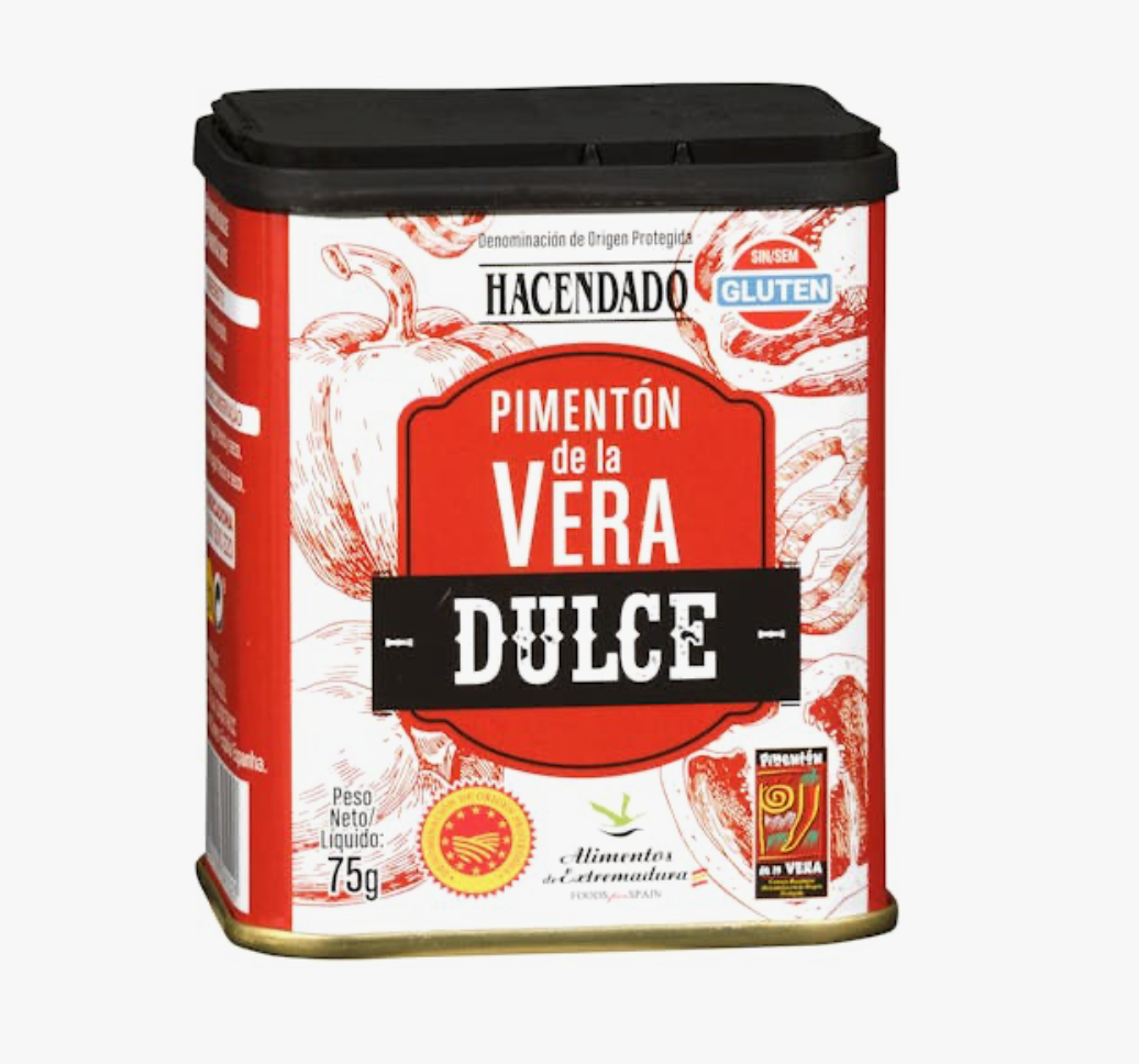 Kūpināta saldā paprika Pimenton de la Vera, 75g.
