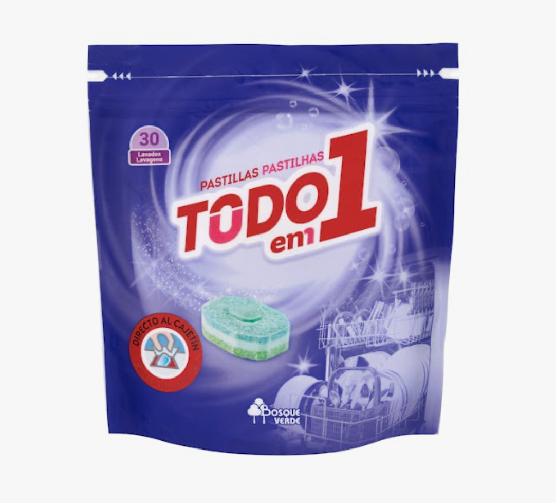 Trauku mazgāšanas tabletes “all in 1” Bosque Verde